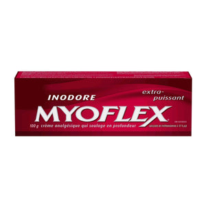 Myoflex Pain Relief Rub | Odourless | Provides Deep Penetrating Relief of Muscle Soreness & Joint Pain | Menthol Free | Stain Free | Non-Greasy | Great for Ages 2+ | 100 Grams (Extra Strength) MyoflexBuy Supplements Australia