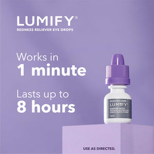 LUMIFY Eye Drops for Red Eyes, Redness Reliever for Brighter Looking Eyes, Works in 1 Minute & Lasts Up to 8 Hours, Eye Drops, 0.17 Fl Oz (5 mL) LUMIFY buy supplements Au