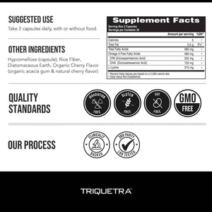 SoActive® Omega 3 EPA & DHA | Omega 3 Supplement with EPA and DHA | Enhanced Absorption Formula | No Fishy Aftertaste or Burps | Third Party Tested | Non-GMO,