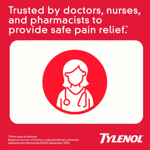 Tylenol 8HR Arthritis Pain Relief Caplets, Fast, Strong Pain Relief, 650 mg Acetaminophen for Minor Arthritis & Joint Pain, Fever Reducer, Extended Release, Won't Irritate Stomach, 100 Count TylenolBuy Supplements Australia