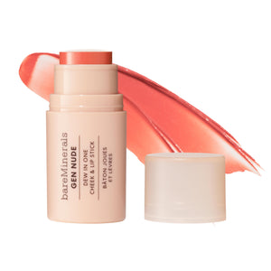 supplement productsbareMinerals Gen Nude Dew in One Cheek & Lip Stick - Just Peachy - JerryCherryUSA