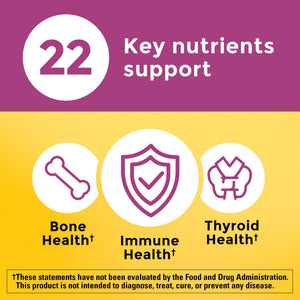 Nature Made Multivitamin For Women 50+ No Iron, Multivitamins for Women 50 Plus, Daily Nutritional Support, Nature Made Multi Vitamins, 90 Tablets, 90 Day Supply Nature MadeBuy Supplements Australia