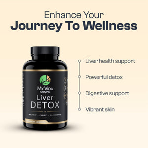 supplement productsMy Vida Origins Liver Detox with Organic Milk Thistle Organic Dandelion Extract and Choline with NAC – Liver Detox 120 Capsules - JerryCherryUSA