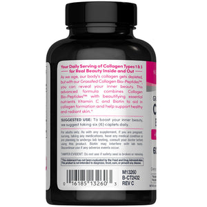 NeoCell Collagen Peptides Pills | 180 Tablets | with Vitamin C and Biotin | Grass Fed Bovine | Hair, Skin, & Nails | for Women and Men NeoCell buy supplements Au