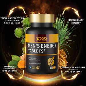 XKQ Men’s Vitality Support Supplement – Daily Energy & Performance Formula for Adult Men | Supports Circulation, Stamina & Confidence | Herbal & Amino Blend | 30 Tablets | 3rd Party Tested XKQBuy Supplements Australia