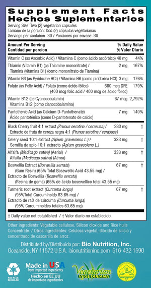 Bio Nutrition 2 Pack Urilow 60 Vegetarian Capsules | Natural Support for Urinary Health | Promotes a Healthy Uric Acid Balance Bio NutritionBuy Supplements Australia