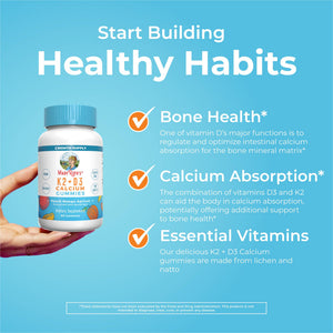 MaryRuth Organics Joint Health Liquid Drops & Vitamin K2+D3 Gummies (Peach Mango and Apricot) | Label Project Verified | Vitamins for Calcium, Joints, and Bone Support | Vegan, Non-GMO, Gluten Free MARYRUTH'SBuy Supplements Australia