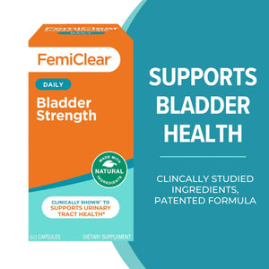 FemiClear Bladder Strength Supplement | Bladder Control & Wellness | 60 Capsules, 30 Day Supply | Made with Natural Ingredients | for Women & Men FemiClearBuy Supplements Australia