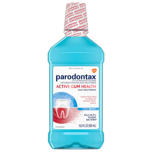 supplement productsParodontax Active Gum Health Mouthwash, Antiplaque and Antigingivitis Mouthwash, Mint, 16.9 Fl Oz - JerryCherryUSA