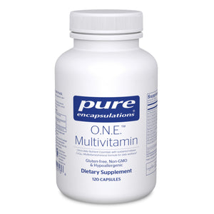 Pure Encapsulations O.N.E. Multivitamin - Once Daily Multivitamin with Antioxidant Complex Metafolin, CoQ10, and Lutein to Support Vision, Cognitive Function, and Cellular Health* - 120 Capsules Pure EncapsulationsBuy Supplements Australia