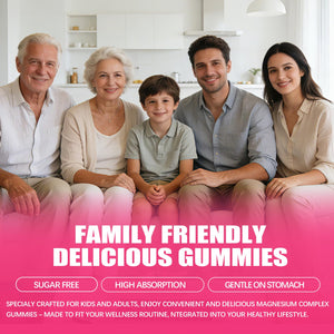 CNFHDI Magnesium Glycinate Gummies 600mg, 120 Counts Chews Sugar Free Magnesium Gummies for Adults & Kids with Calcium, Zinc & CQ10, Potassium Supplements for Zzz, Brain, Muscle & Relax CNFHDIBuy Supplements Australia