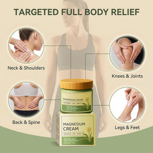 Magnesium Cream with MSM & Arnica,Nerve Relief Mild Ingredients for Skin Soothing,Fast-Absorbing Non-Greasy Massage Cream for Daily Comfort GenericBuy Supplements Australia
