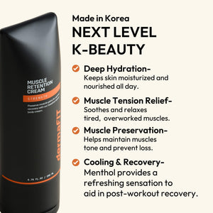 dermaFIT Strength Muscle Maintenance Body Cream - Post Workout Prevents Muscle Loss for Men & Women, Muscle Retention Cream, 30ml, No Artificial Fragrance, M.A.X. Tech, Topical Analgesic for Muscle dermaFITBuy Supplements Australia