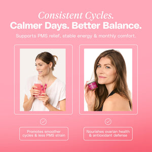 Mineral Moon Hormonal Support Bundle - Menstrual Supplement + Cycle Support - Aid Ovulation, Hormonal Balance & PMS Support - Reduce Period Cramps & Fatigue - Antioxidant Ovarian Support Vitamins Mineral Moon buy supplements Au