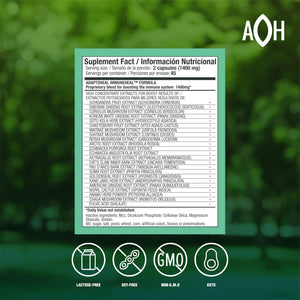 ADAPTOHEAL - Immuneheal – Adaptogen, Immune System Booster Supplement with Schisandra Chinensis, Ginseng and Mushroom Extract (90 Capsules) ADAPTOHEALBuy Supplements Australia