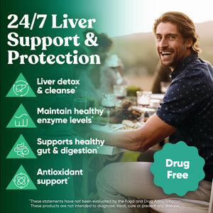 Conception for Him and Vital Liver Bundle - Male Fertility Booster & Prenatal Supplement + 9-in-1 Liver Support Eu Natural buy supplements Au