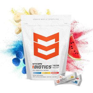 MTN OPS Biotics STM On‑the‑Go Probiotic Supplement for Gut Health, Digestion & Immune Support – Sugar‑Free, Natural Flavors Variety Pack, 30 Servings – Fast, Convenient Daily Gut Health Formula