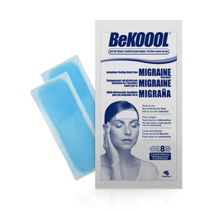 BeKOOOL Migraine Gel Sheets - 4 Count BeKooolBuy Supplements Australia