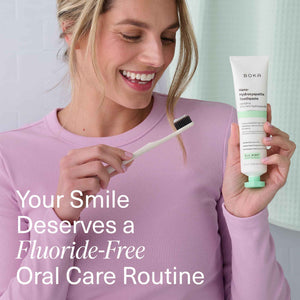 Boka Fluoride Free Toothpaste, Nano Hydroxyapatite Toothpaste, Appropriate for Sensitive Teeth - for Adult Oral Care
