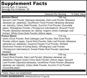 Codeage Instantfood Easy Veggies, Over 15 Vegetable Powders Equivalent All-in-One, Daily Vegan Blend, Whole Food Greens Vitamins Supplement Capsules, Phytonutrients Multivitamin, Non-GMO, 90 Capsules Codeage buy supplements Au