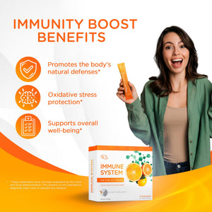 Dr. T On-the-go Packs – Immune System Formula – No Water Needed, Direct-to-Mouth – with Vitamins C, E, Zinc & Selenium – Supports Daily Wellness, Vitality & Overall Health – Orange, 30 Packs Dr. T buy supplements Au