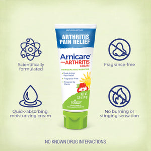 Boiron Arnicare Arthritis Cream Pump for Pain Relief of Knees, Hands, Wrists, Elbows, Joints & Muscles – Quickly Absorbed & Fragrance-Free – 4.2 oz BoironBuy Supplements Australia