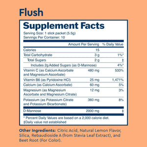 Uqora Flush (Pink Lemonade, 10 Packets) & Defend (60 Capsules) Bundle - Support Urinary Tract* with D-Mannose, Vitamin C & More - Support Bladder Health & Cleanse Biofilm* with D-Mannose & More UqoraBuy Supplements Australia