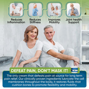 ACTIVE AGAIN Joint & Muscle Cream, 4oz | Clinically Proven for Joint Health and Mobility, Muscle, Back, Knee, Shoulder | Long Term Results| Doctor Approved | Made in USA ACTIVE AGAINBuy Supplements Australia