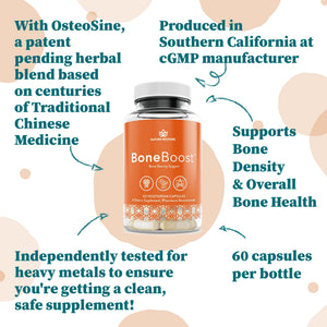 Nature Restore BoneBoost, Natural Bone Health Supplement, 60 Capsules, Manufactured in USA, Non GMO, Gluten Free Nature RestoreBuy Supplements Australia