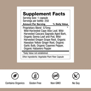 Dr. Schulze's Intestinal Formula #1 - Bowel Movement Supplement for Colon Health Support - Bloating & Constipation Aid - Intestinal Cleanse - All-Natural - Plant-Based - Vegan - 250 Count Dr. Schulze'sBuy Supplements Australia
