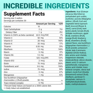 Dr. Berg Kids Chewable Multivitamins (NOT Sweetened w/Sugar) - Daily Multivitamin for Kids that Includes 20 Nutrients & Trace Mineral Complex - Mixed Berry Chewable Vitamins for Kid - Red Wafers Dr. Berg NutritionalsBuy Supplements Australia