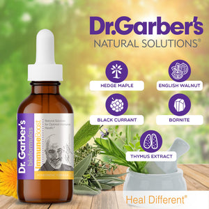 Dr. Garber's Natural Solutions Immune Boost Health Oral Drops - Gemmotherapy Liquid Supplement to Strengthen Immunity, Support Immune System, Increase Resistance, & Contains Antioxidants - 60ml DR.GARBER'S buy supplements Au