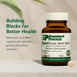 Standard Process Ribonucleic Acid RNA - Cell Development Support - Aids Protein Synthesis - Vegan, Gluten-Free, Non-Soy, & Non-Grain - 90 Tablets (90 Servings) Standard Process Inc.Buy Supplements Australia