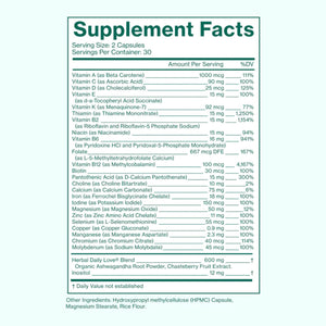 Love Wellness Daily Love Multivitamin for Women | Supports Energy, Cortisol, Immune Health, Stress Relief, & PMS | Complete with Vitamin D, C, Iron, Calcium, Zinc, & Biotin, Magnesium | 30-Day Supply Love Wellness buy supplements Au