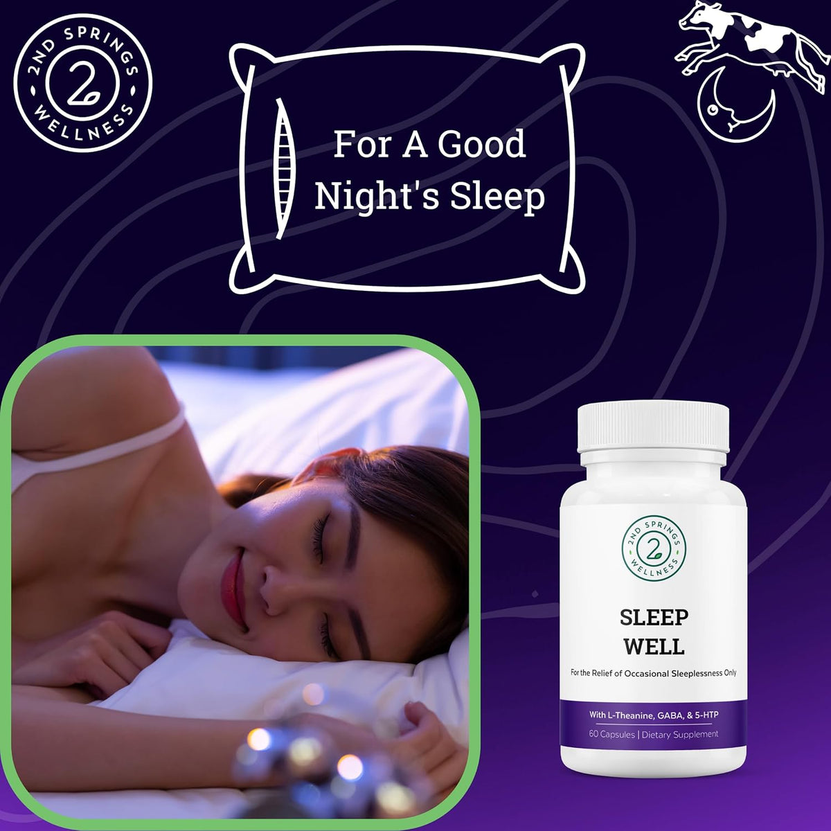 Women's Daily 7 Essentials, Adaptogen Complex, Sleep Well & Vitamin D3 + K2 Chewables Bundle