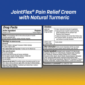 JOINTFLEX Pain Relief Cream with Turmeric, Arthritis Pain Relief, Joint Pain Relief, 3 Ounce Tube JointFlexBuy Supplements Australia