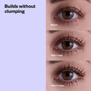 Kosas Soulgazer Lengthening + Lifting Peptide Mascara – Smudge-Proof, Clump-Free Mascara + Lash Serum 2-in-1 for Long, Defined Lashes – Curvilinear Molded Brush, Vegan, Sensitive-Eye Safe KosasBuy Supplements Australia