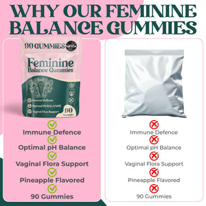 ORGANIC UPLIFT Premium Feminine Balance Gummies - for Women’s Health & Wellness - Immune Support - Vegan, Gluten-Free - Hawaiian Pineapple - 90 Gummies - 45 Servings ORGANIC UPLIFTBuy Supplements Australia
