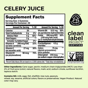 HUM Celery Juice Fiber Gummies for Adults, First Prebiotic Celery Juice Gummy, Gluten Free Fiber Supplement Supports Detoxification, Gut Health, Greens Gummies, Chlorophyll & Prebiotic Fiber, 60 Count HUMBuy Supplements Australia