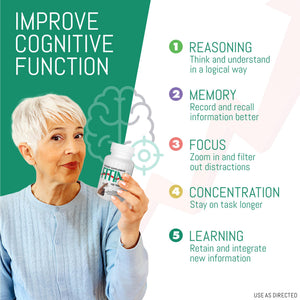 Fitina Brain Supplements for Memory and Focus with Vitamin B6 & Thiamine — High-Dose B Vitamins Nervous System and Cognitive Health Support, Daily Supplement Formula for Adults, 60 Tablets (3-Pack) Fitina buy supplements Au