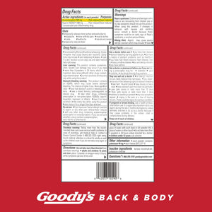 Goody's Body Ache & Back Pain Relief Powder, Dual Action with Acetaminophen & Aspirin, Caffeine-Free, 6 Count, Pack of 12 Goody'sBuy Supplements Australia