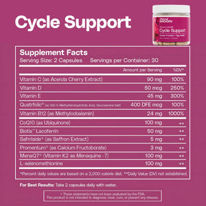 Mineral Moon Hormonal Support Bundle - Menstrual Supplement + Cycle Support - Aid Ovulation, Hormonal Balance & PMS Support - Reduce Period Cramps & Fatigue - Antioxidant Ovarian Support Vitamins Mineral Moon buy supplements Au