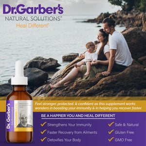 Dr. Garber's Natural Solutions Immune Boost Health Oral Drops - Gemmotherapy Liquid Supplement to Strengthen Immunity, Support Immune System, Increase Resistance, & Contains Antioxidants - 60ml DR.GARBER'S buy supplements Au