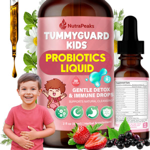 NutraPeaks Kids Liquid Botanical Drops β Natural Blend with Prebiotics, Chamomile, Ginger & Elderberry β Sugar-Free, Alcohol-Free, Non-GMO β 2 fl oz NutraPeaksBuy Supplements Australia