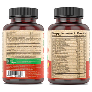 DEVA Vegan Multivitamin & Mineral Supplement with Iron 2-Pack, Spirulina, Chlorella, Ashwagandha, Broccoli & More, 90 Coated Tablets Each DEVABuy Supplements Australia