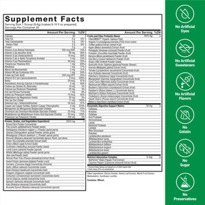 Force Factor Smarter Greens Daily Wellness Powder 2-Pack to Support Energy, Immunity & Digestion, Superfood Greens Powder with Vitamins, Minerals & Probiotics, Unflavored, 60 Servings Force FactorBuy Supplements Australia