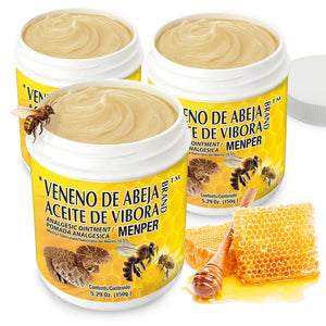 Veneno de Abeja Soothing Ointment – Topical Comfort Cream for Muscle Tension, Joint Discomfort & Everyday Aches – Fast Acting Relief – 18.5 Oz | 3-Pack MenperBuy Supplements Australia