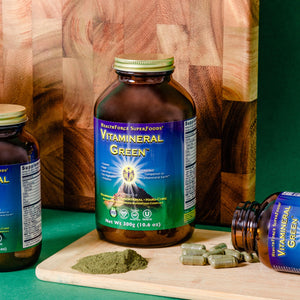 HEALTHFORCE SUPERFOODS Vitamineral Green - Mineral Supplement for Immune & Thyroid Support - Green Powder Supplement with Ingredients from The Land - Gluten-Free & Vegan - 500 Grams HEALTHFORCE SUPERFOODSBuy Supplements Australia