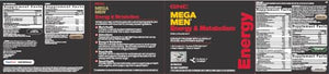 GNC Mega Men Energy and Metabolism Vitapak Program, Convenient, Complete Nutrition, 5 Products in 1 Packet, Calorie Burn, Thermogenic, 300mg Caffeine, 30 Daily Packs GNCBuy Supplements Australia