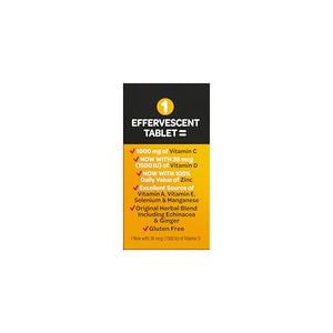 Vitamin C 1000mg (per serving) - Airborne Very Berry Effervescent Tablets (36 count in a box), Gluten-Free Immune Support Supplement, With Vitamins A C E, ZINC, Selenium, Echinacea & Ginger AirborneBuy Supplements Australia